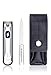 Manicure and Pedicure Nail Clipper from POWERGROOMING - Powerful Trimmer for Thick and Thin Finger Nails and Toe Nails - Included Nail File and"Catcher" for Easy Cleanup (1 Pack)