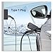 JIEBMEI Portable 32A 7.2KW EV Charging Cable Type2 to Type1 for EV Hybrid PHEV Cars Full Lenght 3.5/4M with Public Charging Stations(7.2KW)