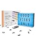 Color Changing Light Box, Cinema Light Box, Light Box with Letters, Cinematic Light Box, Light Up Box, Cinema Box, Letter Light Box, Light Up Sign, 200 Letters, USB Cable, Remote, 8"x 6"x 2"