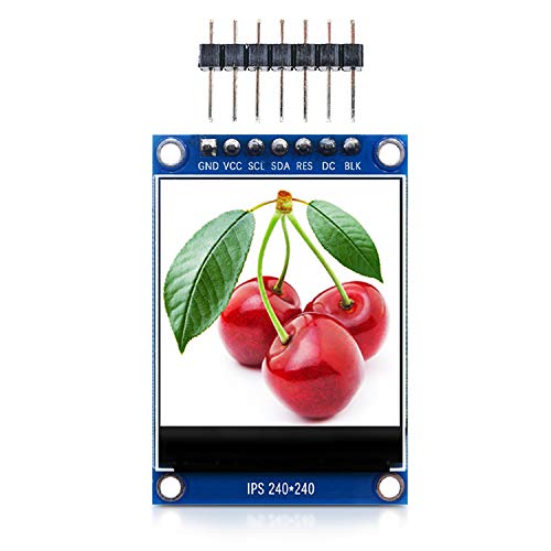 DIYSTUDIO 1.3 ÷ IPS LCD ÷ 240X240 ػ HD TFT ÷ ũ  HD ũ LED Ʈ ̹ IC ST7789VW 7 4 SPI ̽ RGB 65K Ǯ ÷ 3.3V  SPI 3.3V TFT ũ 56 ü COM