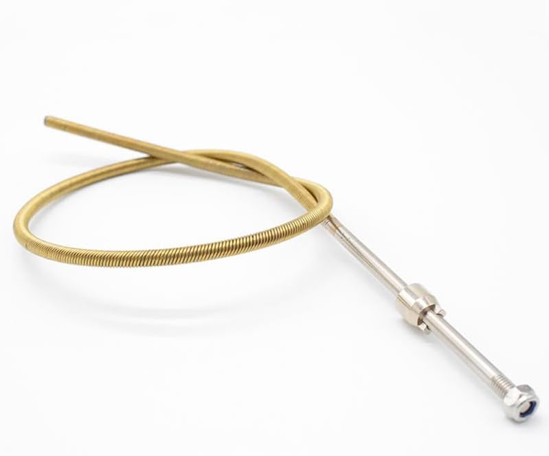 4.76mm 3/16'' Flexible Shaft Positive/Reverse Transmission Shaft Length 520mm Flex Cable with Drive Dog for RC Electric Boat(L400mm Reverse)