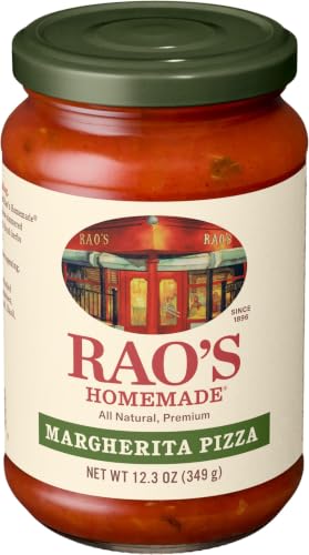 Image of Rao's Homemade Margherita Pizza Sauce Made with Italian Tomatoes, 12.3 oz (Pack of 6)