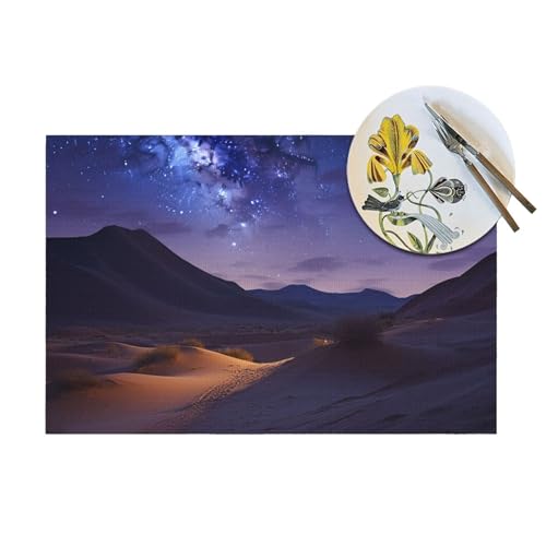 Sets de table résistants à la chaleur et faciles à nettoyer pour repas - 8