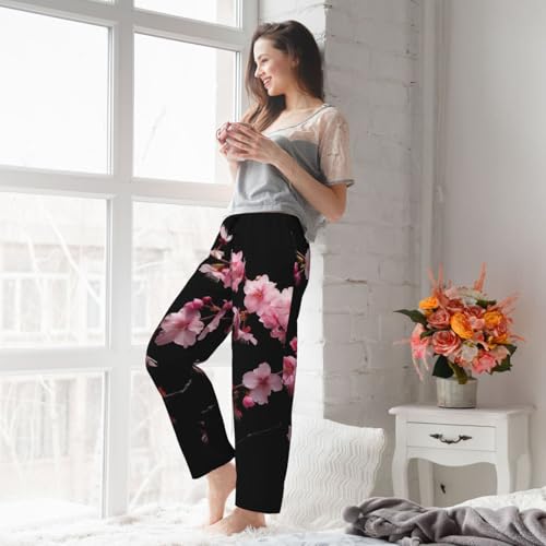 Pantalon de pyjama polyester doux aux détails soignés - 7
