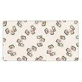 マウスパッド 麻雀 マージャン 役満 お正月 新春 麻雀牌 (2) 大型 ゲーミング 特大 おおきい ゴム底 光学式 マウス対応 滑り止め 耐久性 良い おしゃれ かわいい 防水 適度な表面摩擦 40cm X 75cm Z93