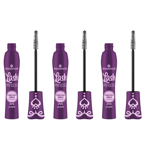 Image of essence | Lash Princess False Lash Effect Mascara | Volumizing & Lengthening Mascara with Conic Fiber Brush | Vegan & Cruelty-Free (Purple, Pack of 3)