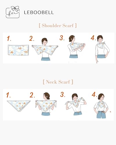 Womens Square Head Scarf Satin Printed Hair Scarf Like Silk Bandanas for Women 35 Inches3