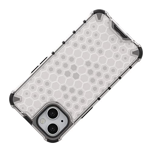 Image of Prime Retail Hard PC Back Case Cover for iPhone 13 Anti Slip Ultra Thin Shockproof Reinforced Corners (Transparent)