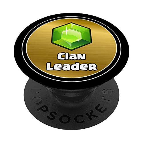 Clan Leader Gifts for Royale Gamers PopSockets PopGrip: Swappable Grip for Phones & Tablets