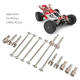 Dilwe kit d’arbres de transmission CVD en acier pour voiture RC photo 2