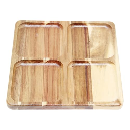 Bandeja de servicio con ores - Platos de Vintage Cuadrados | para verduras y fuera de obra | para Sushi Snacks Postre Pastel Casa Camping Vacaciones Boda Reunión