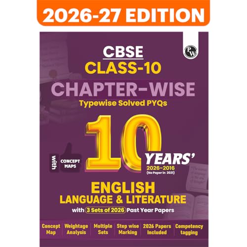 PW CBSE Class 10 English Language & Literature Chapter-wise, Topi...