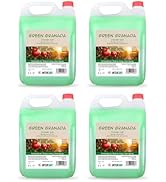 Intercabo Lot de 4 bidons de 5 litres avec gel douche, gel douche, gel de bain, gel de...