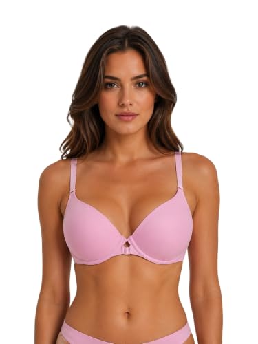 Image of Viola's Secret 6 Pack of Color Print T-Shirt Bras B Cup C Cup and D Cup