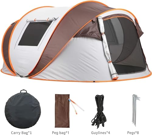 Carpa de camping instantánea pop up para 5-6 personas miniatura 7