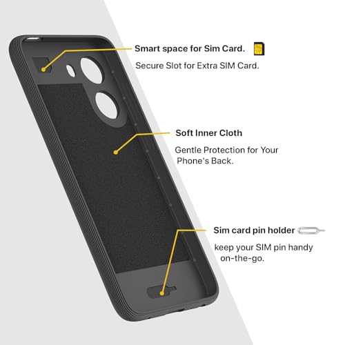Image of Shockproof Case for Poco C71 4G / Redmi A5 4G | Full Camera Protection | TPU Flexible Back Cover for Poco C71 4G / Redmi A5 4G (Graphite Grey)