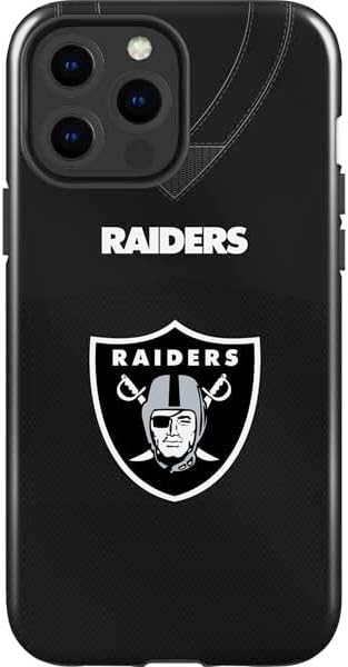Skinit Impact Phone Case Compatible with iPhone 14 Pro Max - Officially Licensed NFL Las Vegas Raiders Double Vision Design