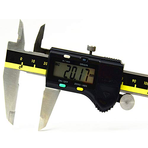Calibres Digitales Vernier 1 unids 150 mm 200 mm 300 mm Modo de Origen Calibrador Digital Acero Inoxidable Vernier ELECTRONAL Caliper Caliper MICROMETO + Caja (Color : 0-150mm 6inch)