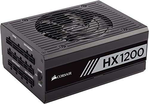 Corsair HX1200 1200 Watt 80+ Platinum Certified Fully Modular PSU...