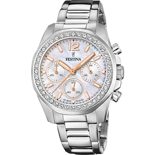 Miniatura 3 de Festina Reloj Mujer F20606 1 Boyfriend Caja De Acero Inoxidable 316l Plateado Correa De Acero Inoxidable 316l Plateado