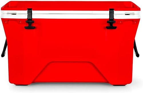 Camco - Hielera Currituck blanca y gris de 50 cuartos, 47 litros