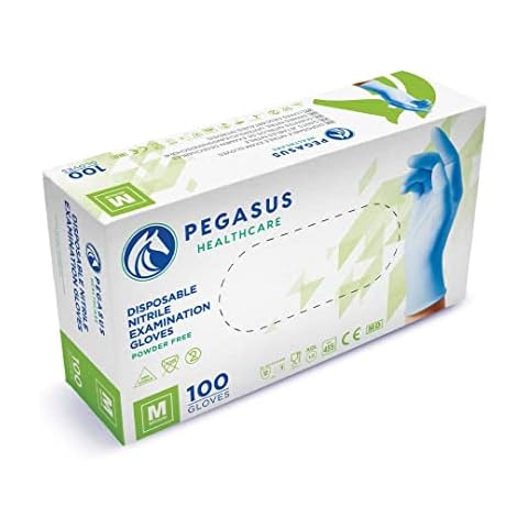 Pegasus Healthcare Pack of 100 Nitrile Gloves Cover