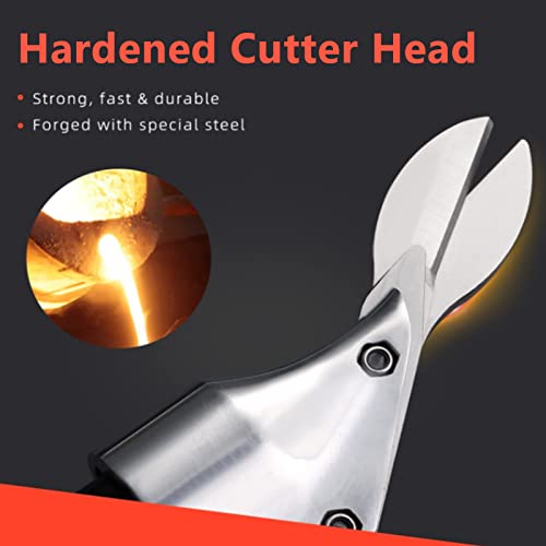 2500Rpm Pneumatic Metal Shear Cutter, High Efficiency Pneumatic Scissor, Stainless Steel Sheet Industrial Air Cutter For Iron, Aluminum Sheet, Screen Mesh, 2500Rpm Pneumatic Metal Shear Cutter, H #TOP4