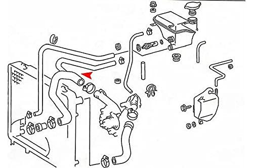 Uro Parts 1245013382 Radiator Hose, Lower #TOP1