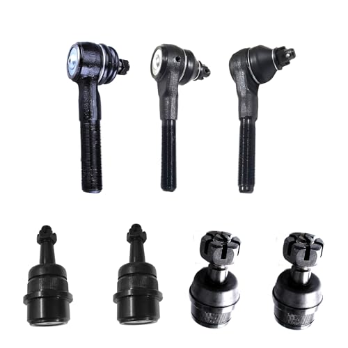 DJGAA 7PC Front Outer Inner Tie Rod End Upper Lower Ball Joint ES3094 ES3095 ES3096 K3134 K3137 for Jeep Cherokee/Comanche/Grand Cherokee/TJ/Wrangler