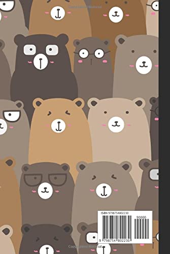 Sticker collecting album (cute bear theme): Hardcover sticker album for collecting stickers|sticker books for adults blank|kids sticker activity books ... books reusable|kids sticker collection album image 3