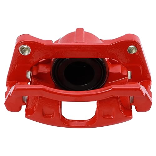 Image of TRQ Performance Front and Rear Brake Caliper Set Coated Brackets Compatible with 2008-2016 Chrysler Town and Country 2008-2016 Dodge Grand Caravan 2012-2015 Ram C V 2009-2014 Volkswagen Routan
