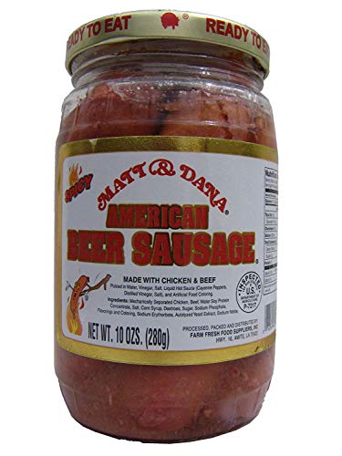 Matt & Dana American Beer Sausage 10 oz and (made with chicken and beef) Farm Fresh Food Suppliers, Inc