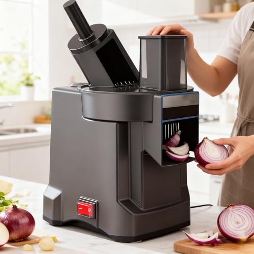 Cortadora y picadora eléctrica multifunción de verduras