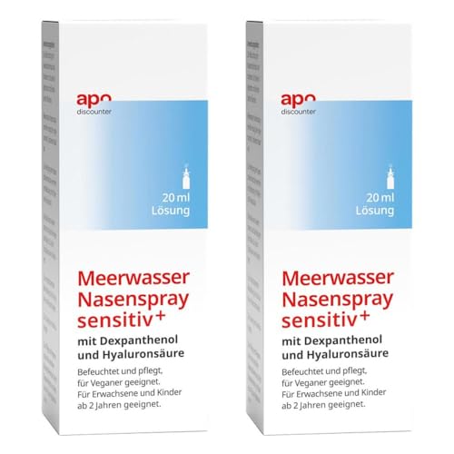 Pflegendes Nasenspray Hyaluron & Dexpanthenol von apodiscounter (2x 20 ml)