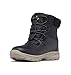 Columbia Youth Moritza Waterproof Insulated Snow Boot, Black/Kettle, 4