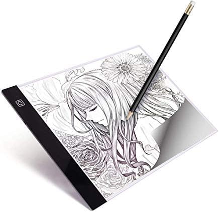 A4 LED Light Pad Board Adjustable LED Light Tablet Portable USB Charging for 5D Diamond Painting Kits