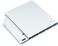 Vista 2 de Laptop 2nd HDD SSD DVD Bay Caddy Adapter for 2.5''/9.5mm Universal CD/DVD-ROM SATA to SATA Hard Drive External Enclosure