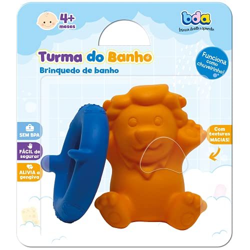 Turma do Banho (3 Modelos, Hipopótamo, Leão e Jacaré), Toyster Brinquedos, Modelos Variados, 1 unida