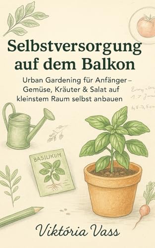 Selbstversorgung auf dem Balkon: Urban Gardening für Anfänger - Gemüse, Kräuter & Salat auf kleinstem Raum selbst anbauen