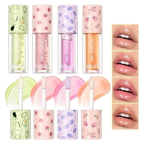 Fruit-Flavoured Lip Oil Set for Hydration Cover