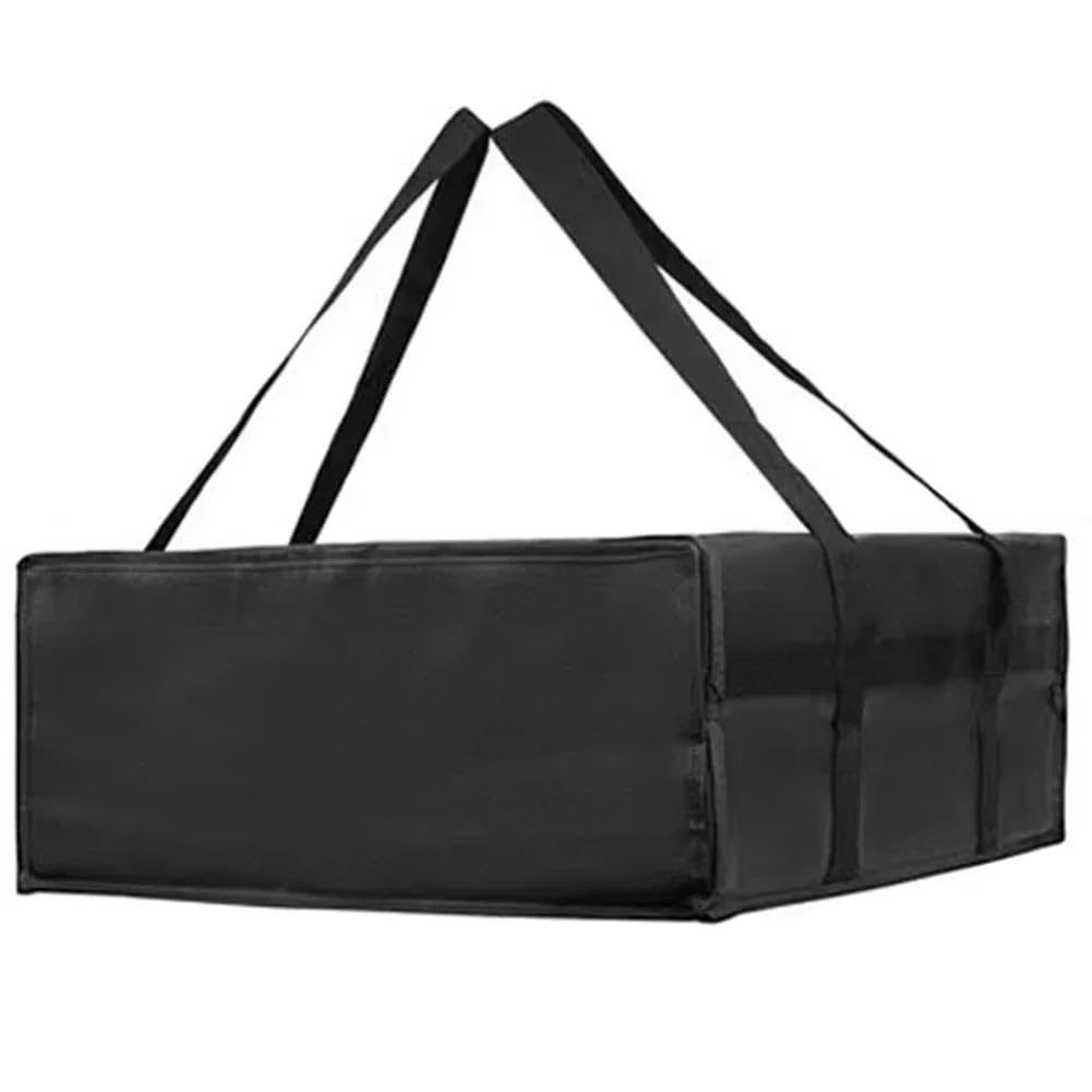 bolsa isotérmica, Bolsa térmica for pizza, bolsa de comida, supermercado, for negra y roja, impermeable(Red,50x50x20.5CM)