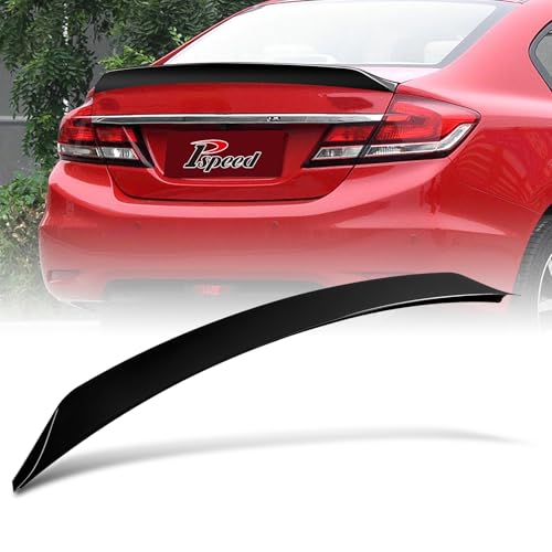 Rear Spoiler fit for Honda Civic Sedan 2012-2015 DX/EX/EX-L/HF/LX/Si by Pspeed - Used condition - US$81.14