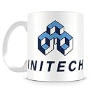 Initech Logo 11oz Ceramic Coffee Mug by Cotton Cult