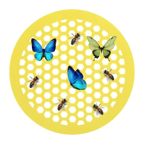 Generisch Schmetterlingswasserstation Gelb Wabenmuster