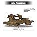 XINGYUXUXIN 4-Piece Aquarium Driftwood Set - Natural Wood Decorations for Fish Tanks | Solid Reptile Branches, Ideal for Small Fish Hiding & Habitat Enhancement