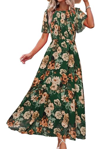 Simplee Womens Spring Floral Maxi Wedding Guest Dress...