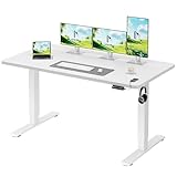 【Accessoires pratiques】 Ce bureau électrique assis-debout est conçu pour votre confort et votre efficacité. Il est équipé de ports USB et de crochets. La fonction mémoire vous permet de passer facilement de la position assise à la position debout.