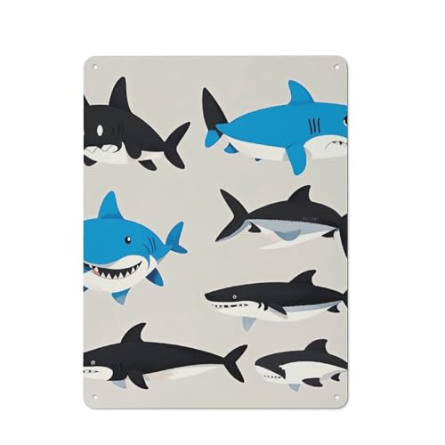 Décoration murale haut de gamme en métal requin signée BVNMT