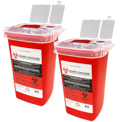 Conteneur aiguilles 2x 1.06 pinte/1 litre