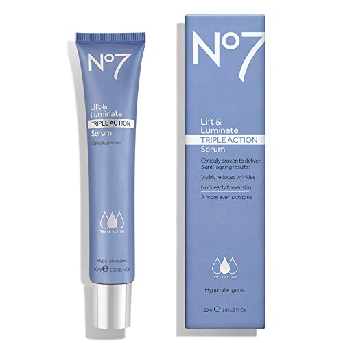 Boots No#7 Lift & Luminate Triple Action Serum Onically Proven 50ML 1.6OZ